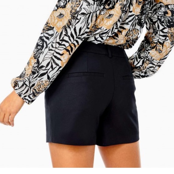 Lilly Pulitzer Gretchen black short 00 - Picture 2 of 4